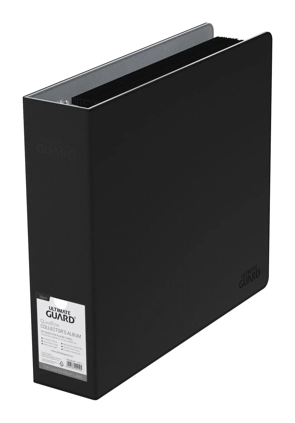 Ultimate Guard Collector's Album Xenoskin QuadRow - Svart Ultimate Guard