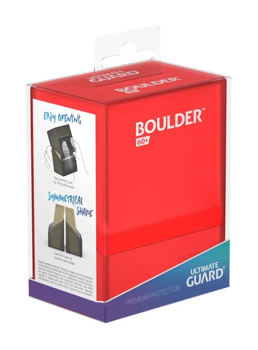 Ultimate Guard Boulder 60+ - Ruby Ultimate Guard