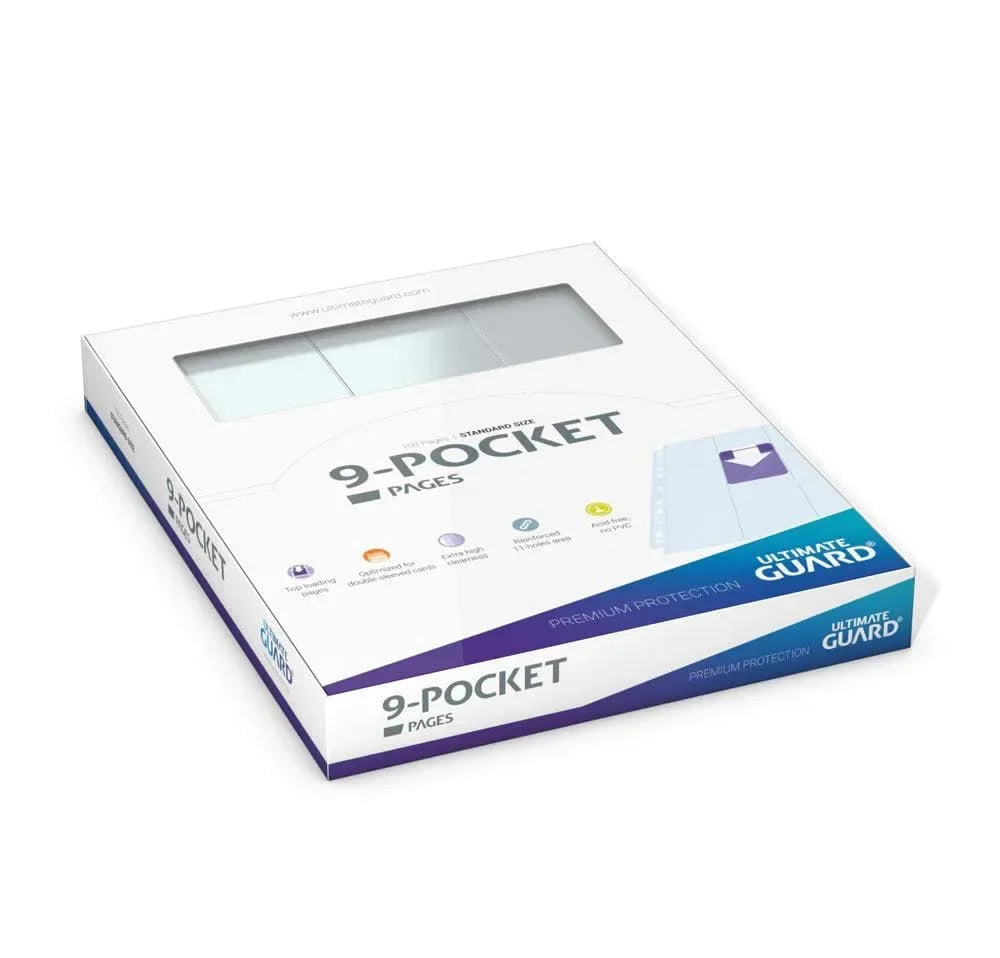 Ultimate Guard 9-Pocket Pages Top-Loading - Transparent (100st) Ultimate Guard