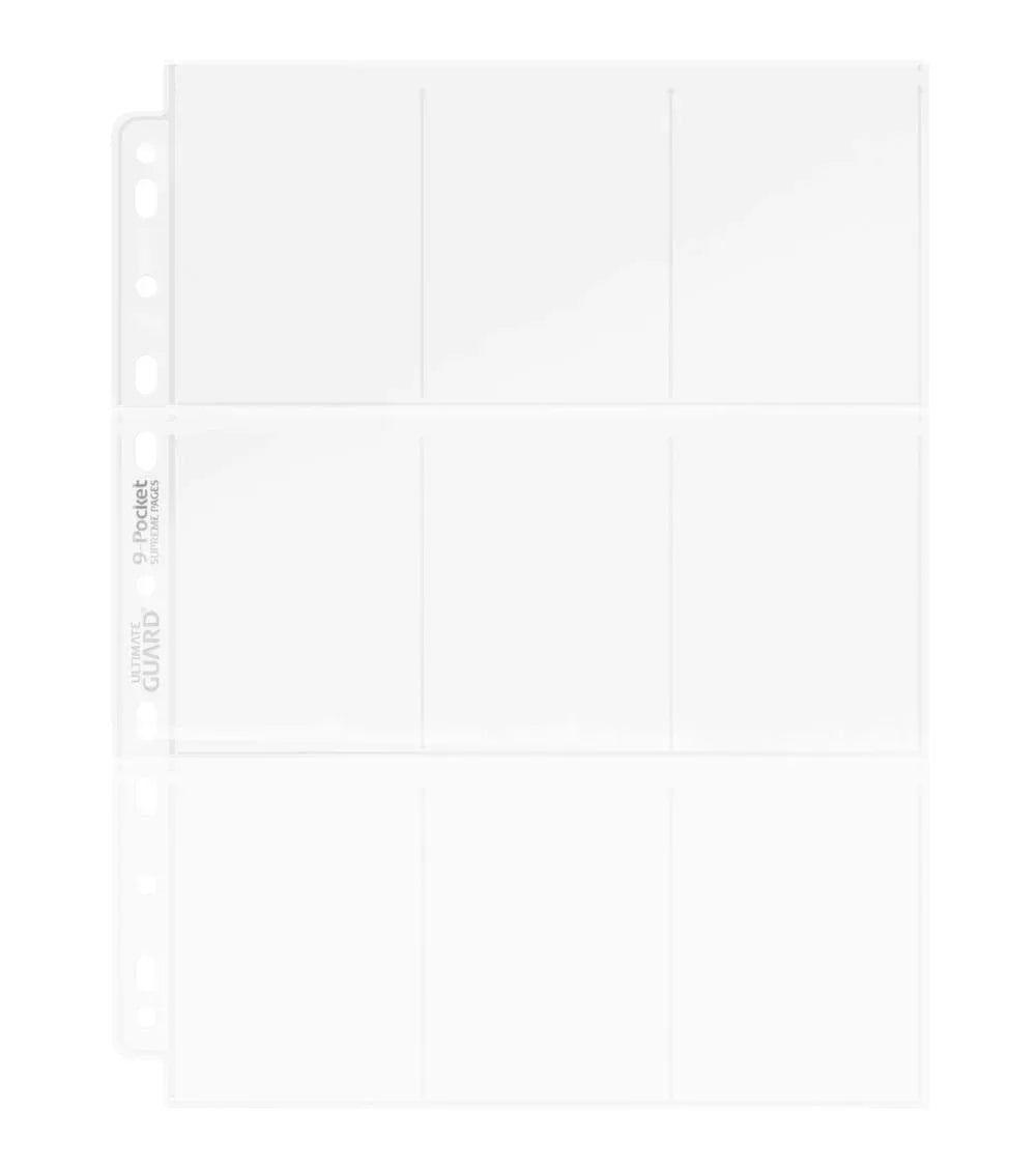 Ultimate Guard 9-Pocket Pages Top-Loading - Transparent (100st) Ultimate Guard