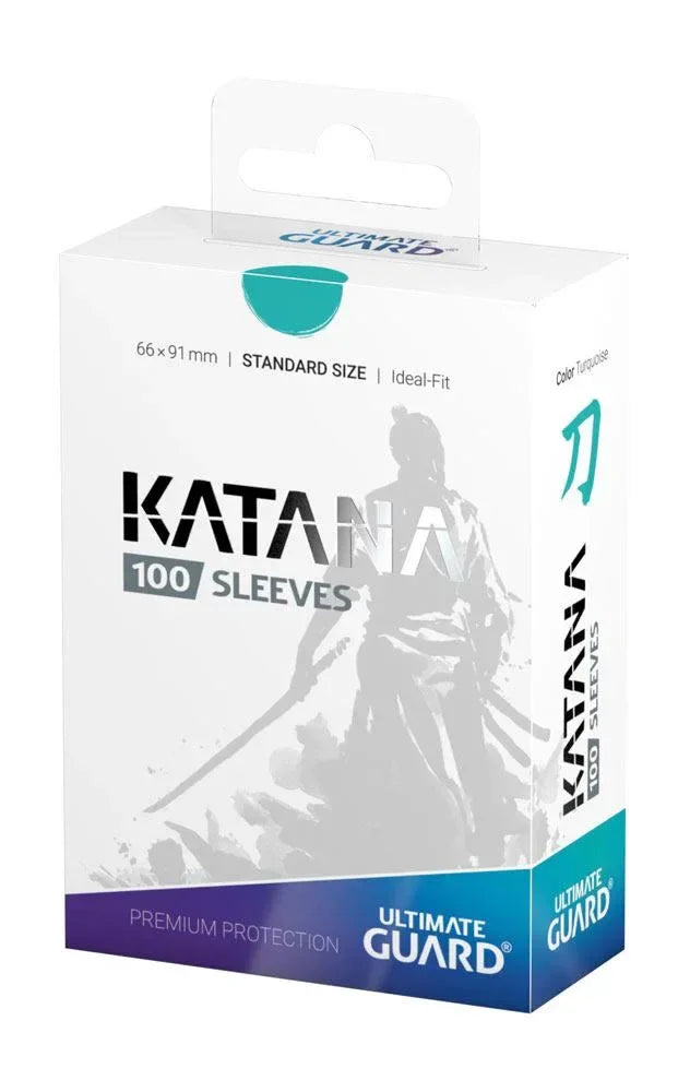 Ultimate Guard Katana Sleeves Standard Size (100) - Turquoise Ultimate Guard