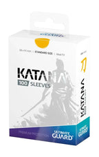 Ultimate Guard Katana Sleeves Standard Size (100) - Yellow Ultimate Guard