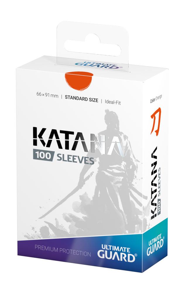 Ultimate Guard Katana Sleeves Standard Size (100) - Orange Ultimate Guard