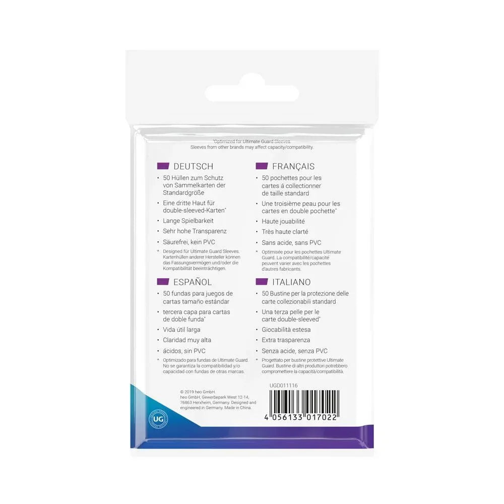 Ultimate Guard Supreme UX 3rd Skin Sleeves (50-pack) Ultimate Guard