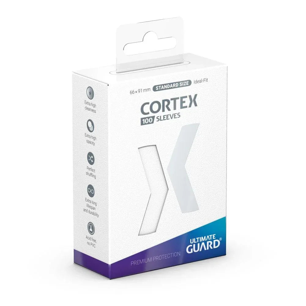 Ultimate Guard Cortex Hylsor Standard Storlek (100) - Vit Ultimate Guard