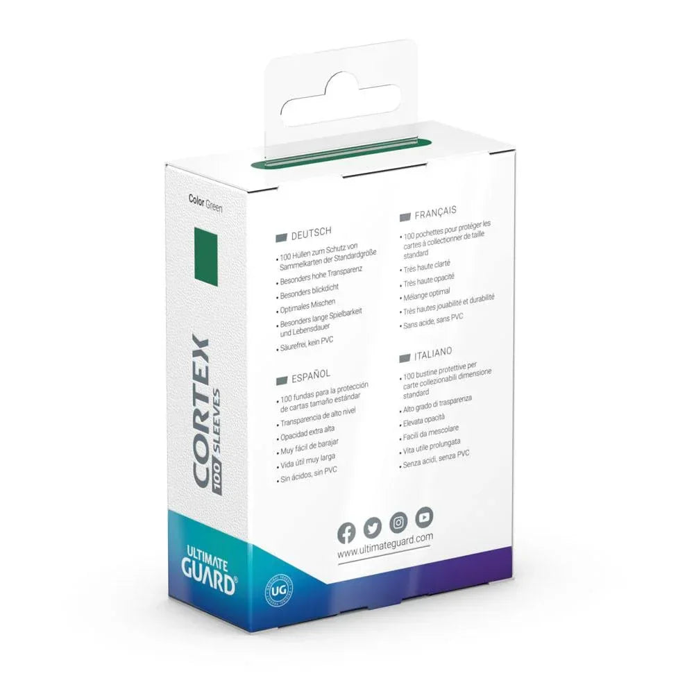 Ultimate Guard CORTEX Sleeves Standard Size (100) - Grön Ultimate Guard