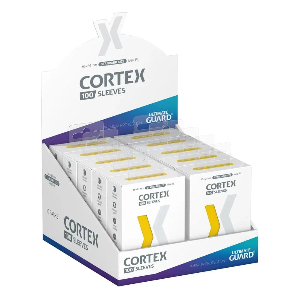 Ultimate Guard Cortex Sleeves Standard Size (100) - Yellow Ultimate Guard