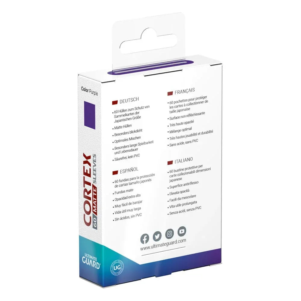 Ultimate Guard Cortex Sleeves Matte Japansk Storlek (60) - Lila Ultimate Guard
