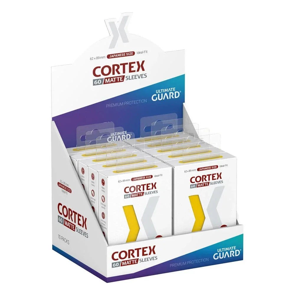 Ultimate Guard Cortex Sleeves Matte Japansk Storlek (60) - Gul Ultimate Guard