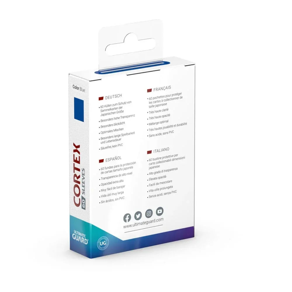 Ultimate Guard CORTEX Sleeves Japansk Storlek (60) - Blå Ultimate Guard