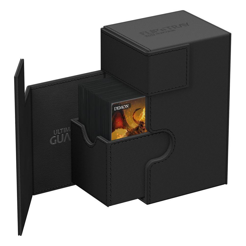 Ultimate Guard Flip'n'Tray 80+ Xenoskin - Svart Ultimate Guard