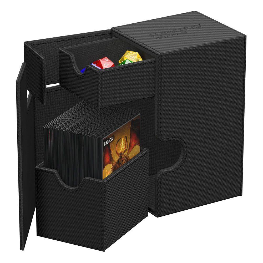 Ultimate Guard Flip'n'Tray 80+ Xenoskin - Svart Ultimate Guard