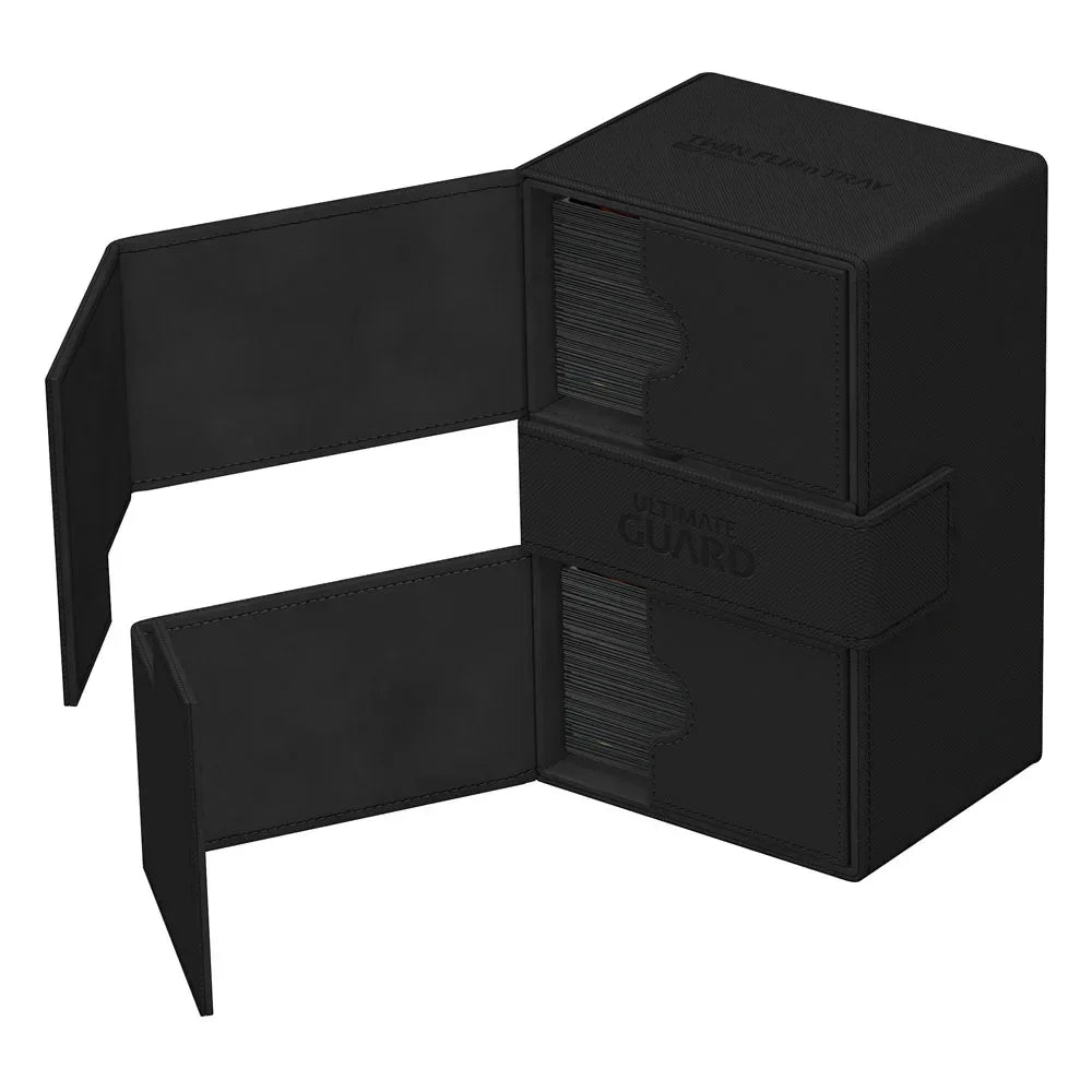 Ultimate Guard Twin Flip'n'Tray 160+ Xenoskin - Svart Ultimate Guard