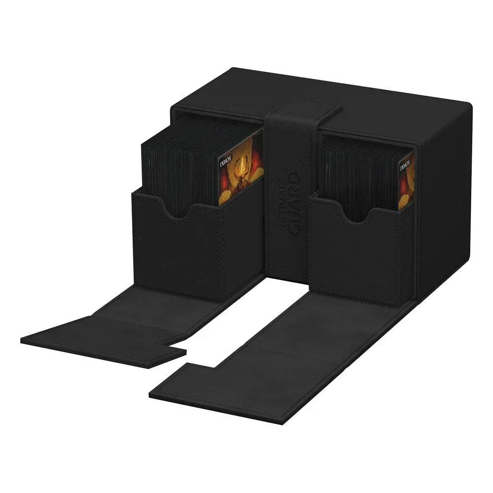 Ultimate Guard Twin Flip'n'Tray 160+ Xenoskin - Svart Ultimate Guard