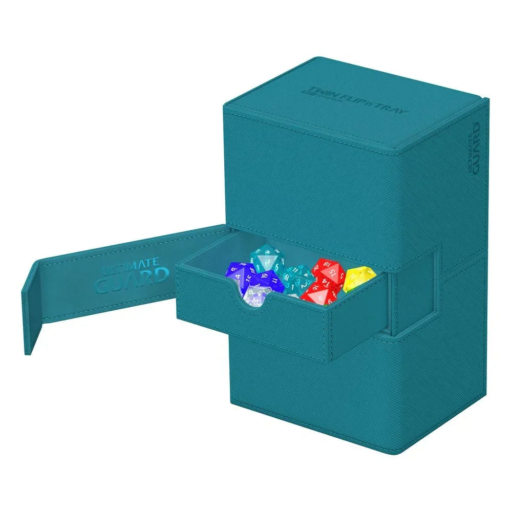 Ultimate Guard Twin Flip'n'Tray 160+ Xenoskin - Petrol Ultimate Guard