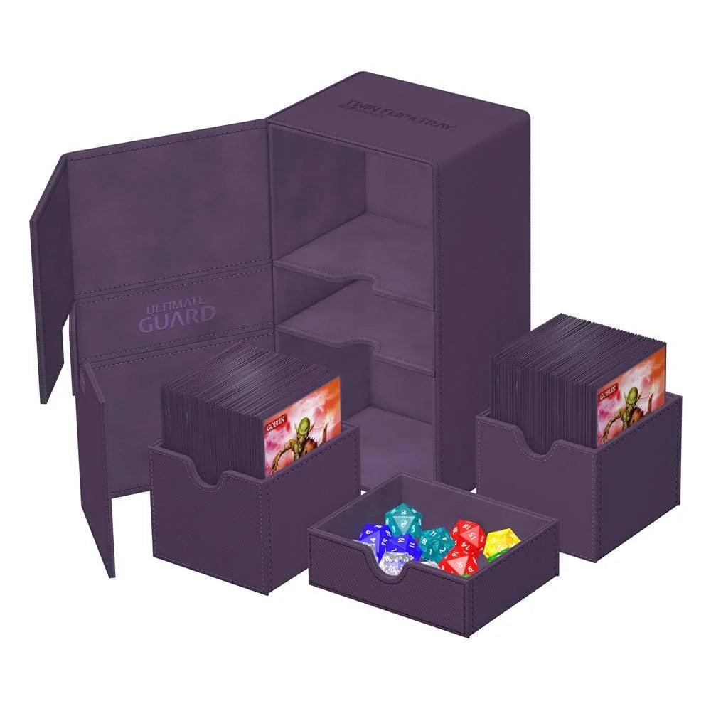 Ultimate Guard Twin Flip'n'Tray 200+ Xenoskin - Lila Ultimate Guard
