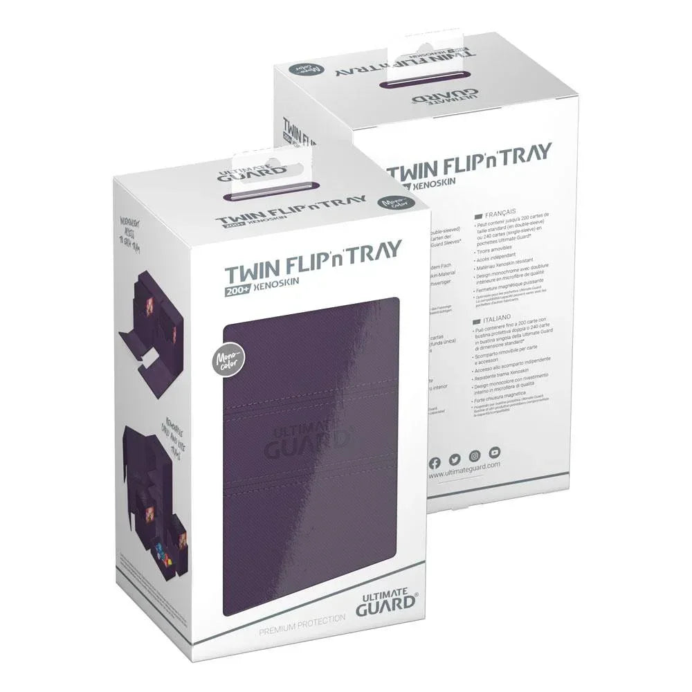 Ultimate Guard Twin Flip'n'Tray 200+ Xenoskin - Lila Ultimate Guard