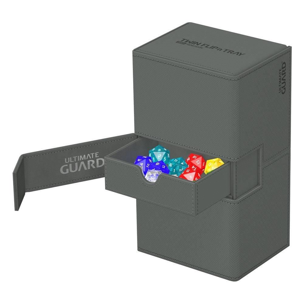 Ultimate Guard Twin Flip'n'Tray 200+ - Grey Ultimate Guard