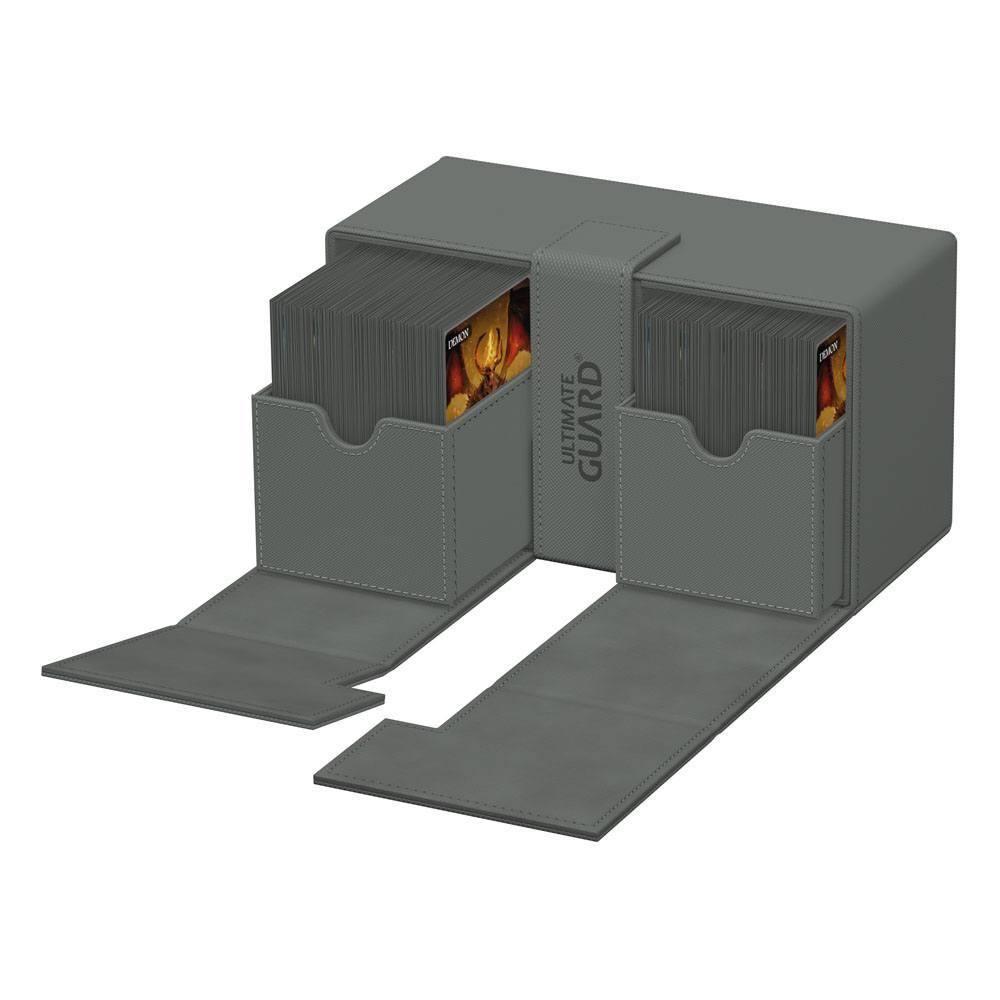 Ultimate Guard Twin Flip'n'Tray 200+ - Grey Ultimate Guard