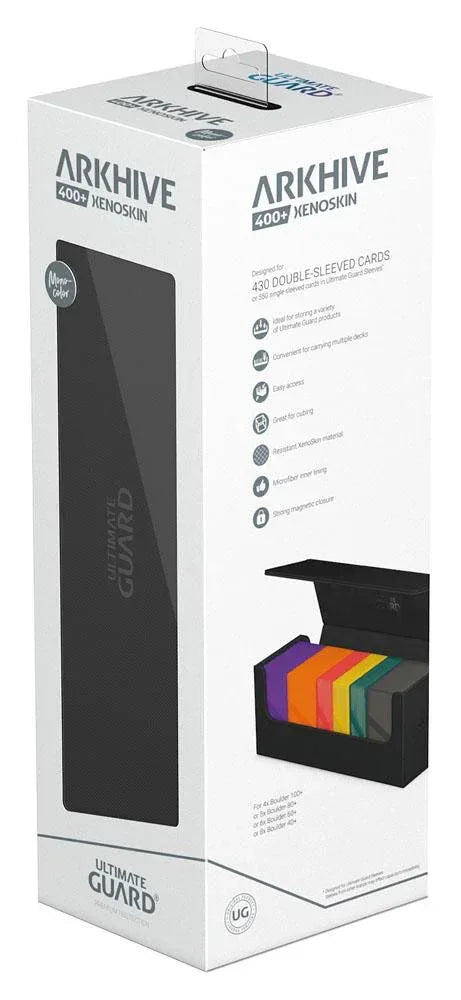 Ultimate Guard Arkhive 400+ Xenoskin - Svart Ultimate Guard