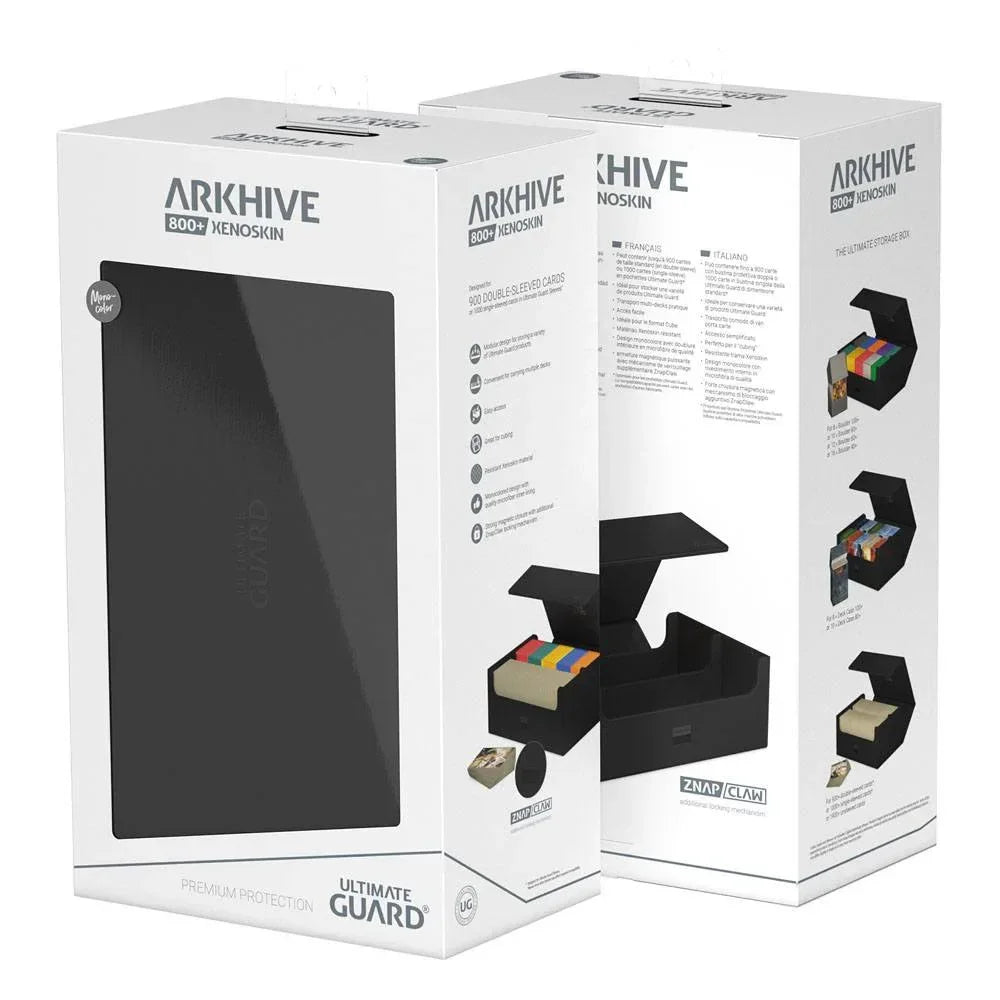 Ultimate Guard Arkhive 800+ Xenoskin - Svart Ultimate Guard