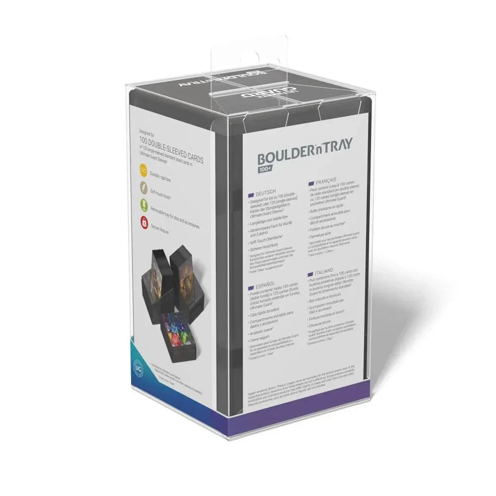 Ultimate Guard Boulder'n'Tray 100+ - Onyx Ultimate Guard