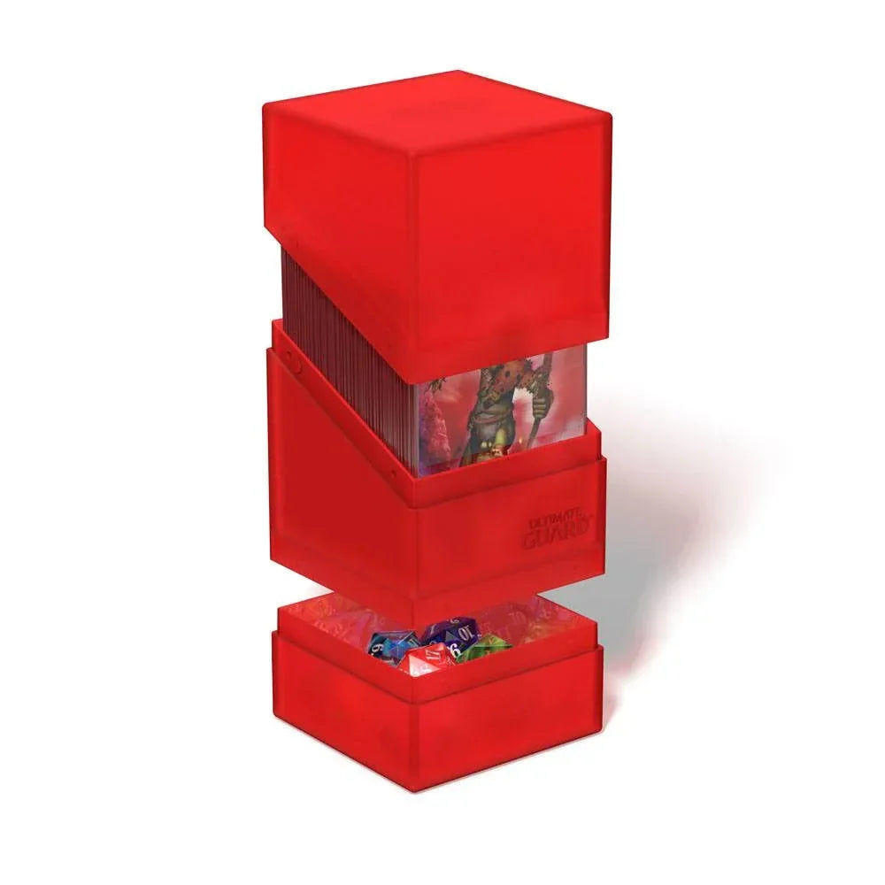 Ultimate Guard Boulder'n'Tray 100+ - Ruby Ultimate Guard
