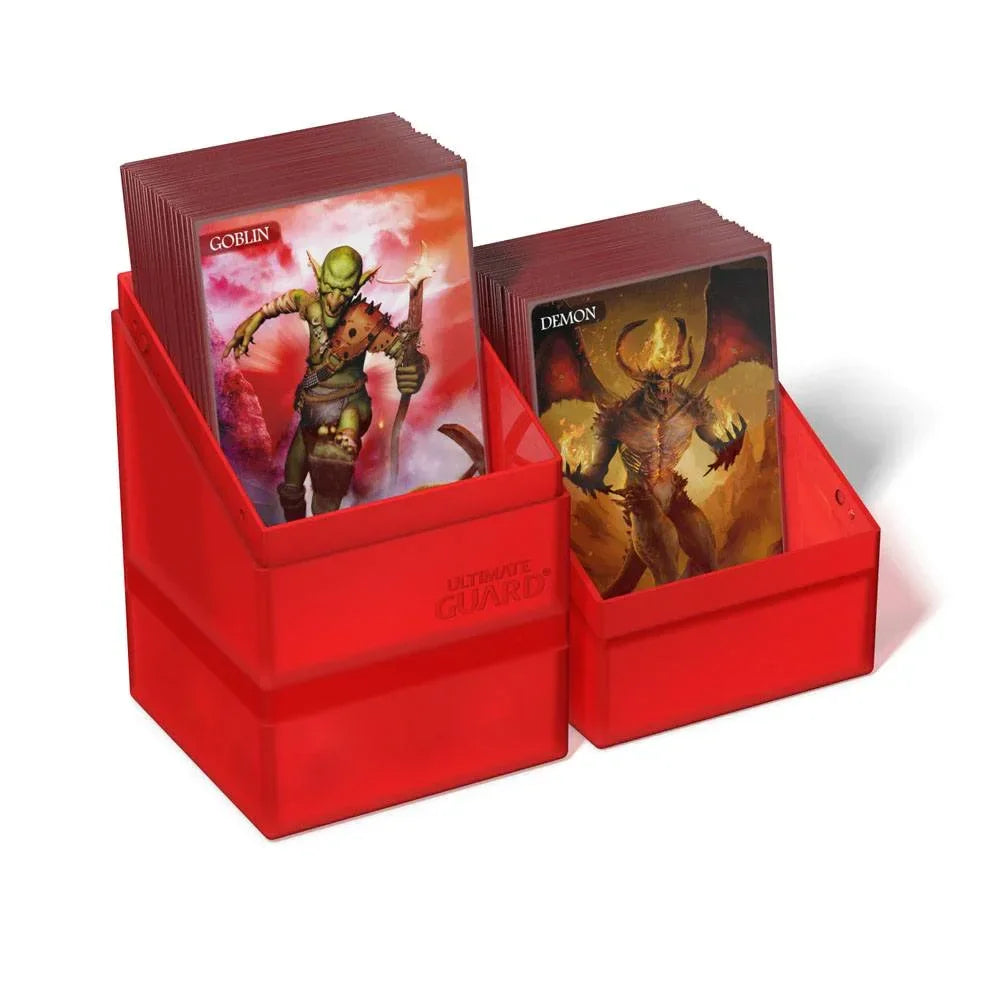 Ultimate Guard Boulder'n'Tray 100+ - Ruby Ultimate Guard