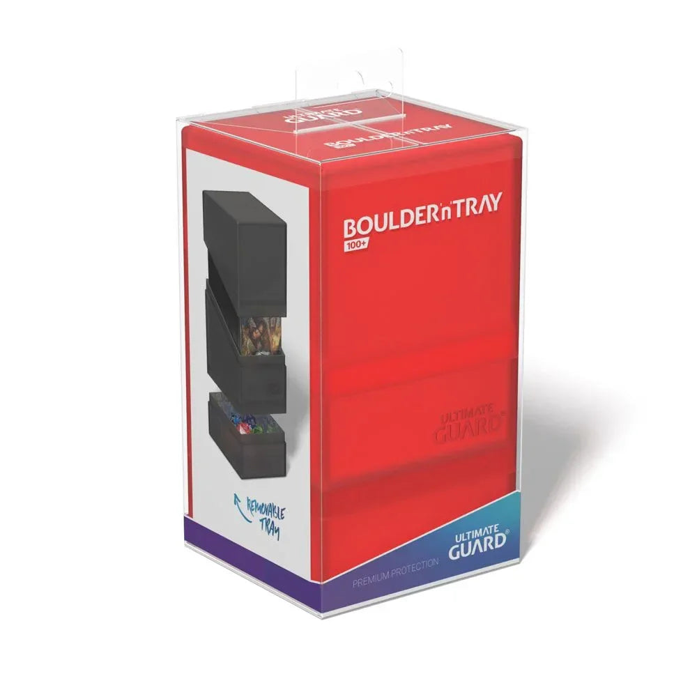 Ultimate Guard Boulder'n'Tray 100+ - Ruby Ultimate Guard