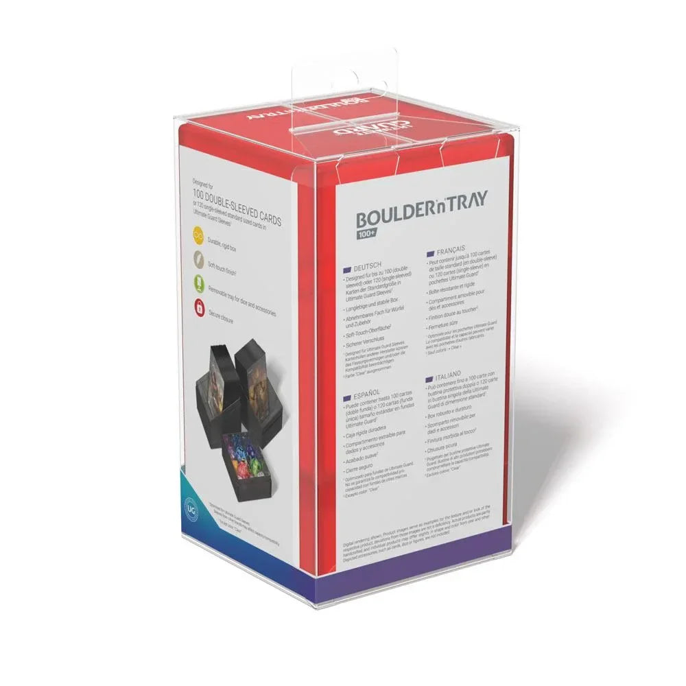 Ultimate Guard Boulder'n'Tray 100+ - Ruby Ultimate Guard