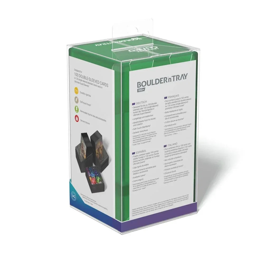 Ultimate Guard Boulder'n'Tray 100+ - Emerald Ultimate Guard