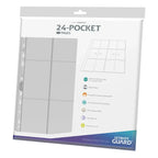 Ultimate Guard 24-Pocket QuadRow Sidor - Transparent (10-pack) Ultimate Guard