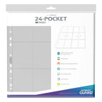 Ultimate Guard 24-Pocket QuadRow Sidor - Transparent (10-pack) Ultimate Guard