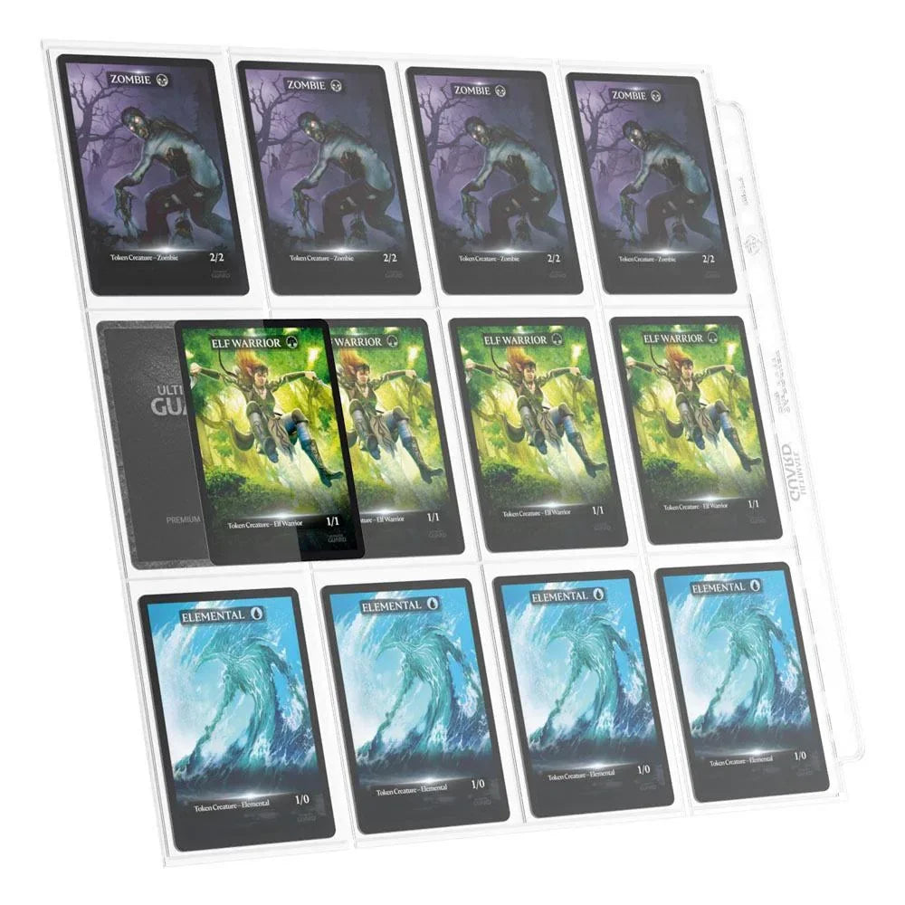 Ultimate Guard 24-Pocket QuadRow Sidor - Transparent (10-pack) Ultimate Guard