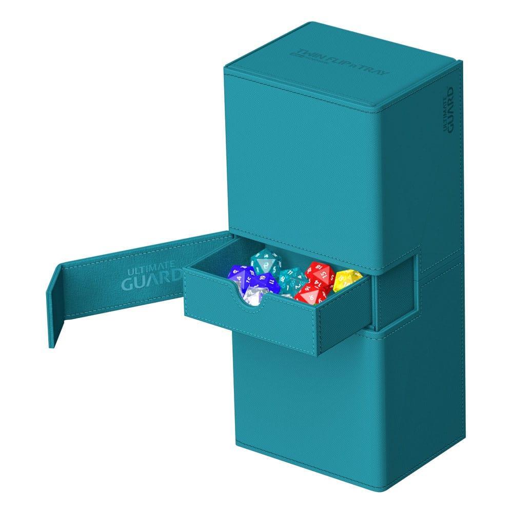 Ultimate Guard Twin Flip'n'Tray 266+ Xenoskin - Petrol Ultimate Guard