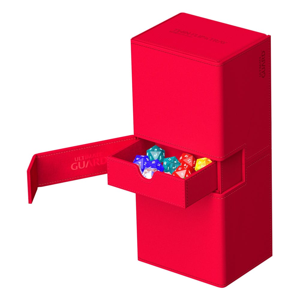 Ultimate Guard Twin Flip'n'Tray 266+ Xenoskin - Röd Ultimate Guard