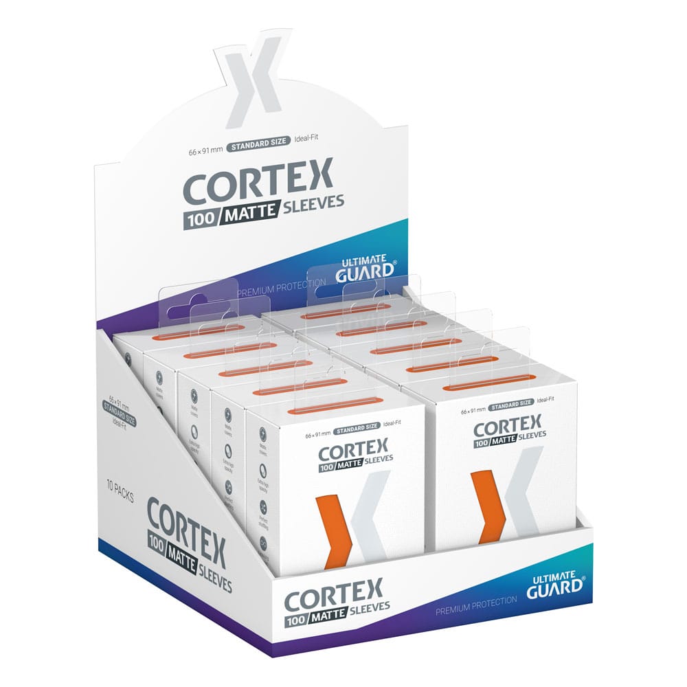 Ultimate Guard Cortex Sleeves Matte Standard Size (100) - Orange Ultimate Guard