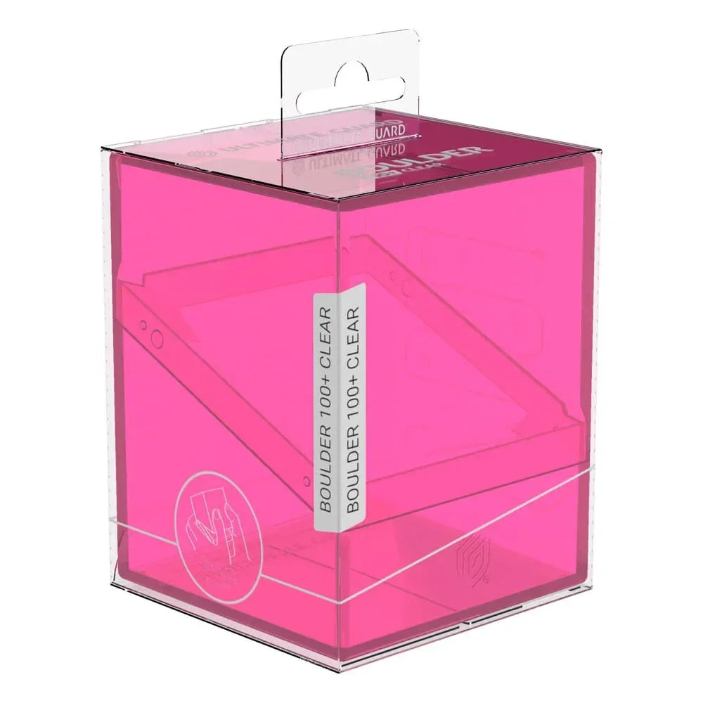 Ultimate Guard Boulder 100+ Clear - Rhodonite Ultimate Guard