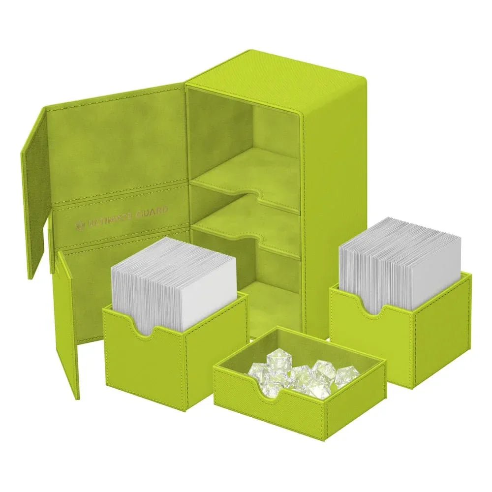 Ultimate Guard Twin Flip'n'Tray 200+ Xenoskin "Sommarutgåvan 2025" - Lime Ultimate Guard