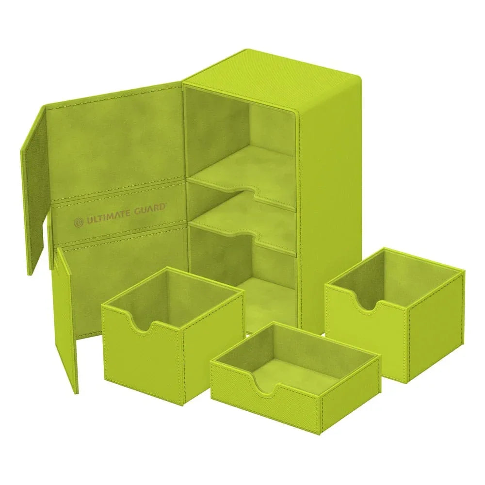 Ultimate Guard Twin Flip'n'Tray 200+ Xenoskin "Sommarutgåvan 2025" - Lime Ultimate Guard