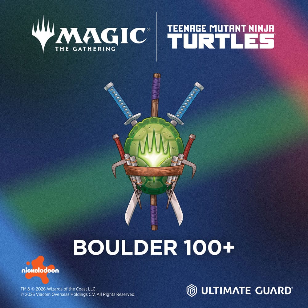 Ultimate Guard Boulder 100+ Magic: The Gathering | Teenage Mutant Ninja Turtles - Sköldpaddans Hem Ultimate Guard