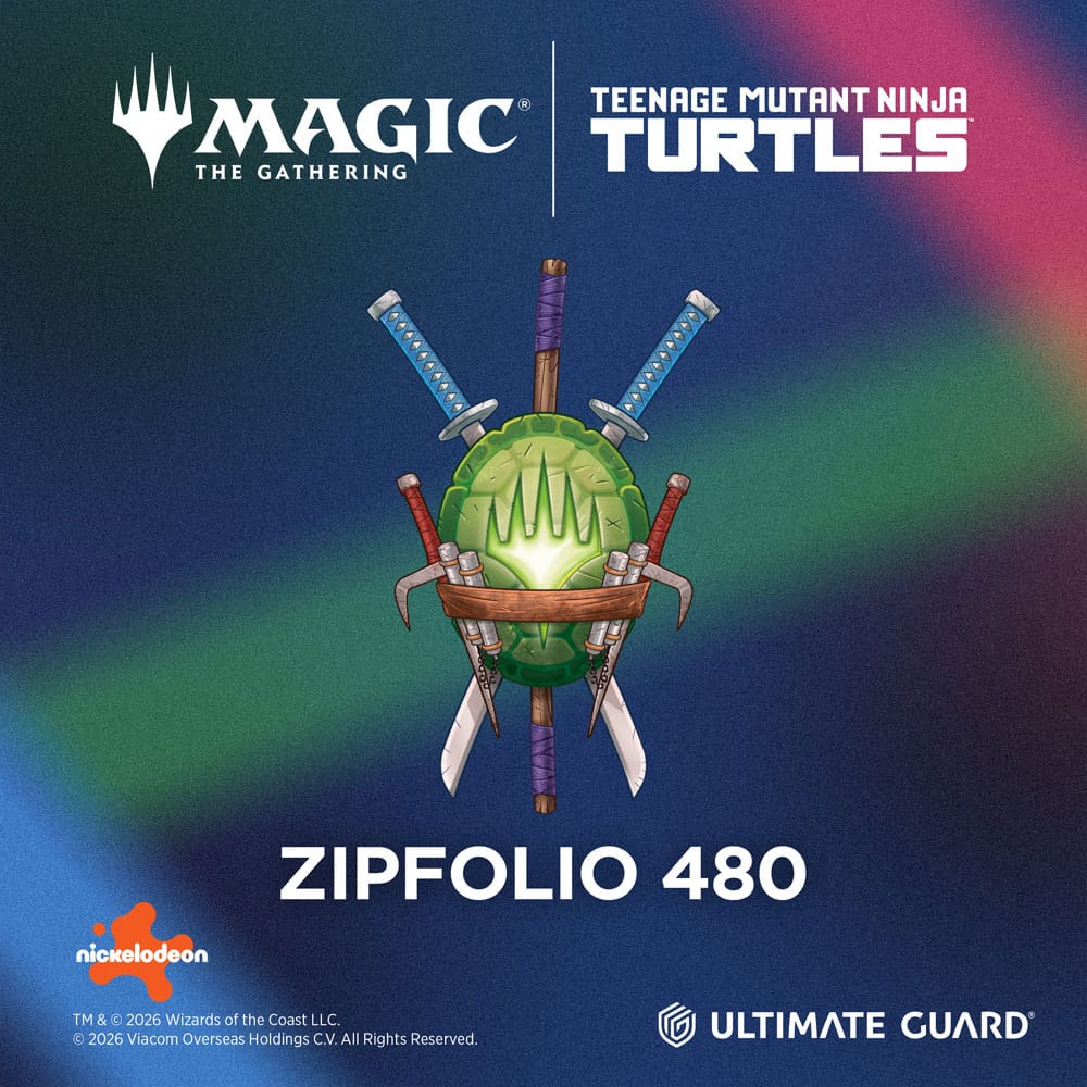 Ultimate Guard Zipfolio 480 Xenoskin Magic: The Gathering | Teenage Mutant Ninja Turtles - Pizzakartong Ultimate Guard