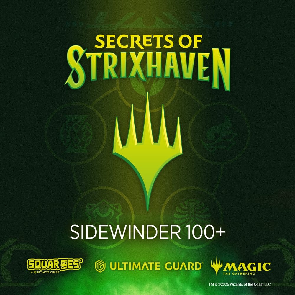 Ultimate Guard Sidewinder 100+ Xenoskin Magic: The Gathering 'Secrets of Strixhaven' - Green Rare (Alternative Art)