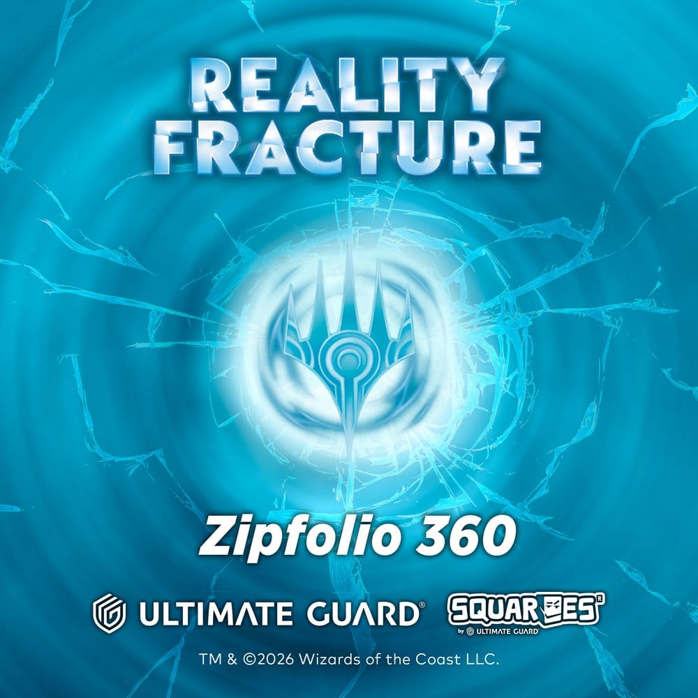 Ultimate Guard Zipfolio 360 Xenoskin Magic: The Gathering "Reality Fracture" - Vit Mytisk / Röd Mytisk