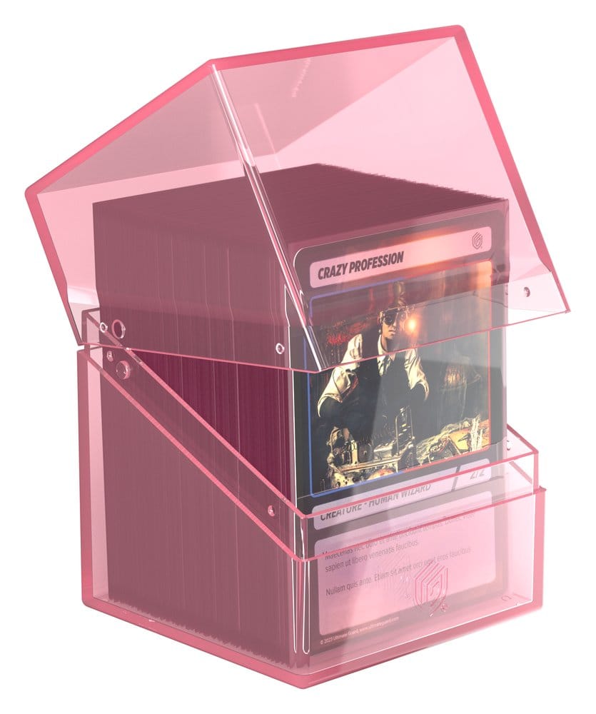 Ultimate Guard Boulder 100+ Clear - Rose Quartz