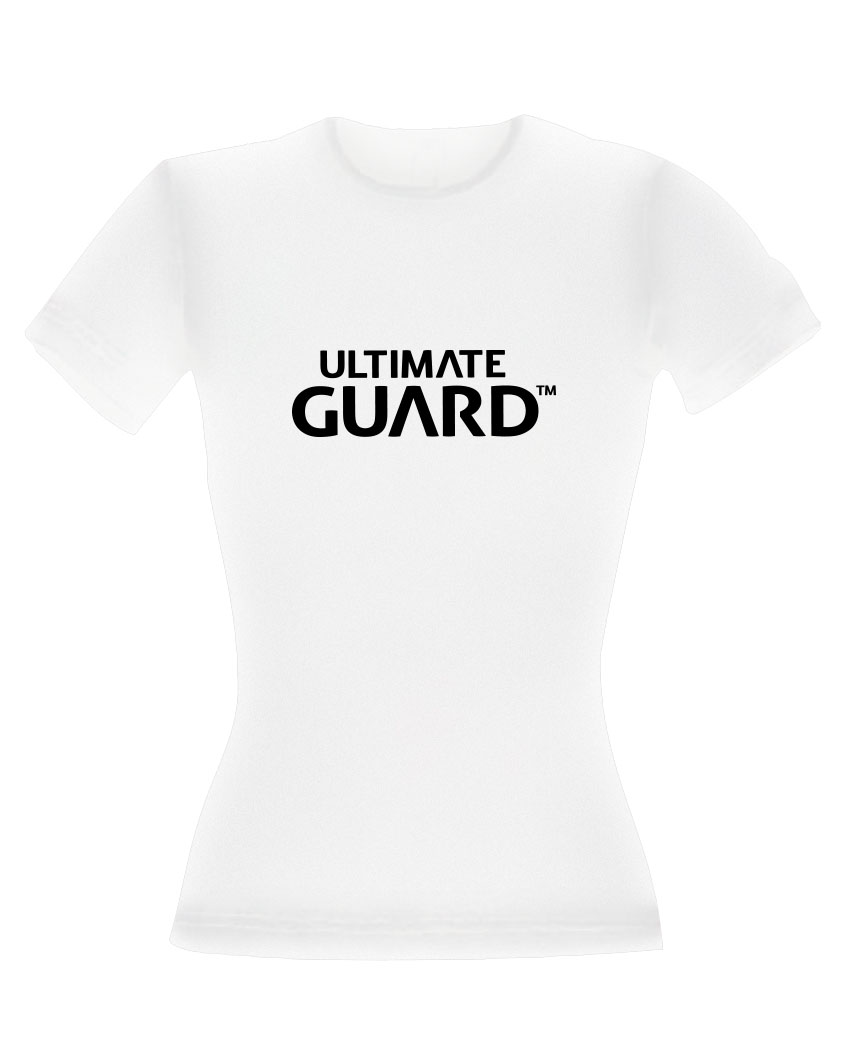 Ultimate Guard Dam T-shirt Wordmark Vit Storlek L Ultimate Guard