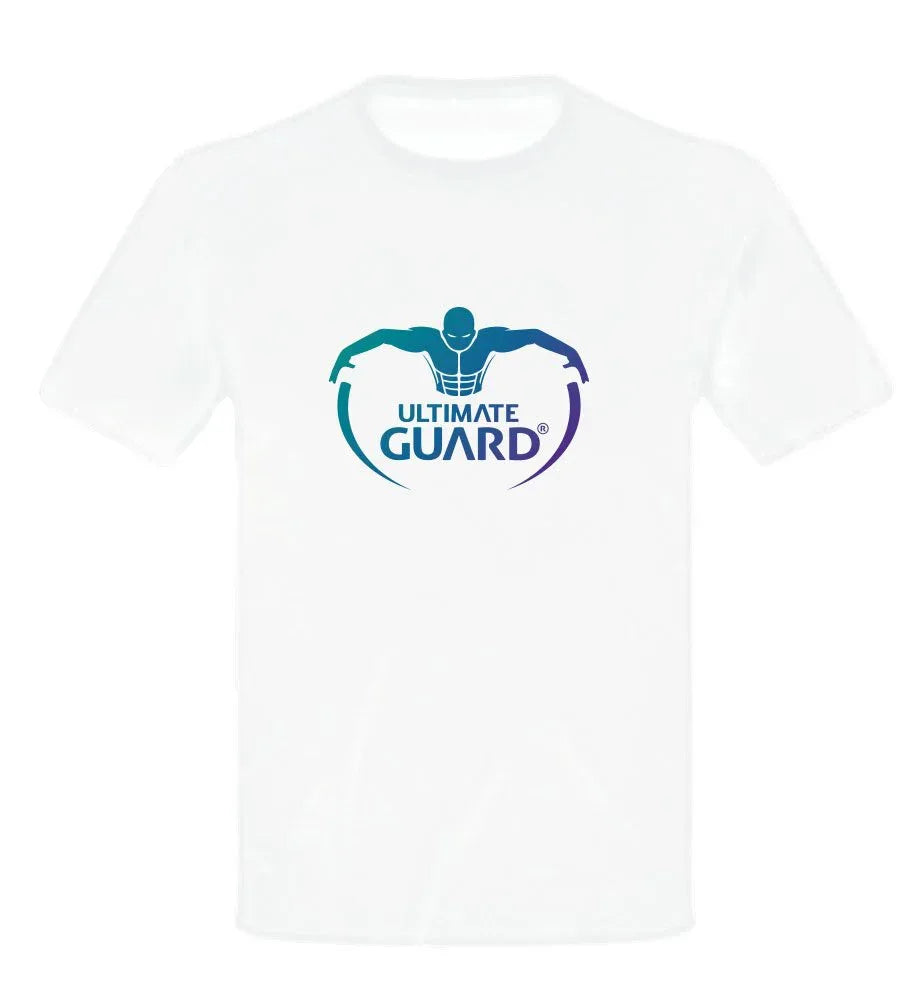 Ultimate Guard T-Shirt Logo Vit Storlek XXL Ultimate Guard