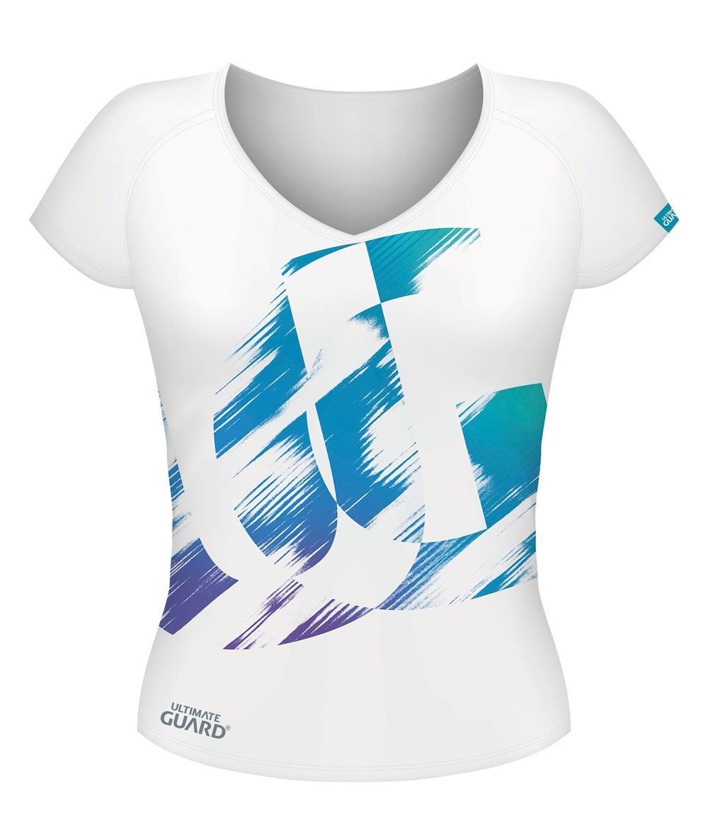 Ultimate Guard Ladies T-shirt UG Worn White Size L