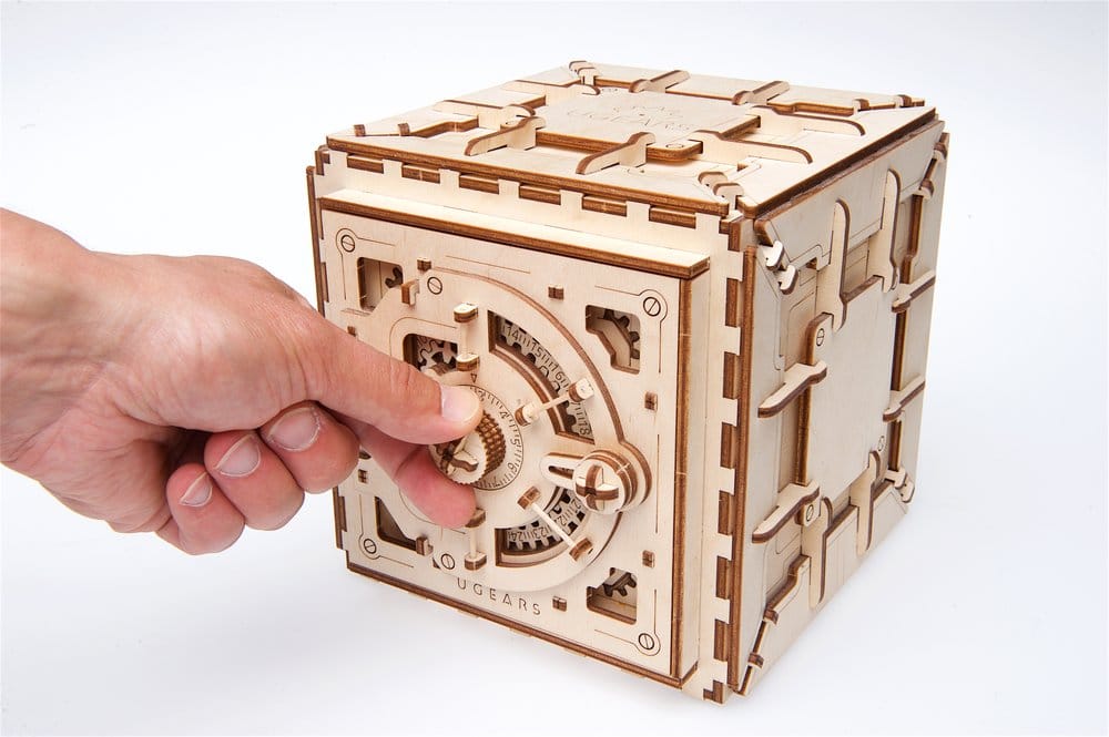 Ugears 3D Wooden Puzzle Safe
