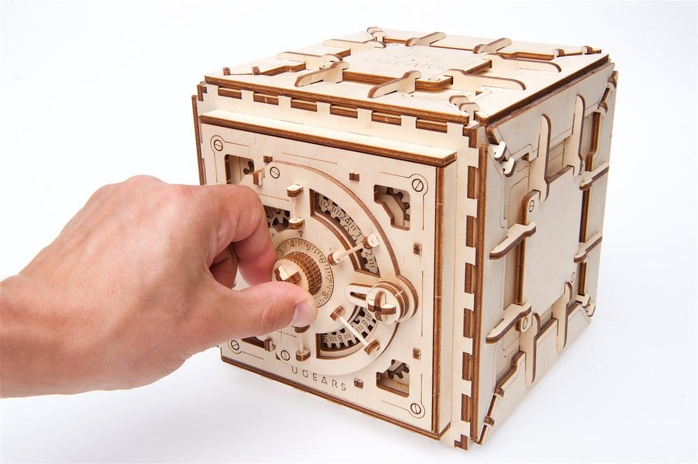 Ugears 3D Wooden Puzzle Safe